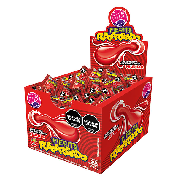 CHICLE FIERITA RECARG. FRUTILLA.